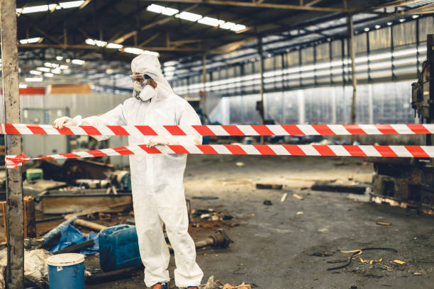 Professional Hoarding Cleanup technician working in Maplewood, MO